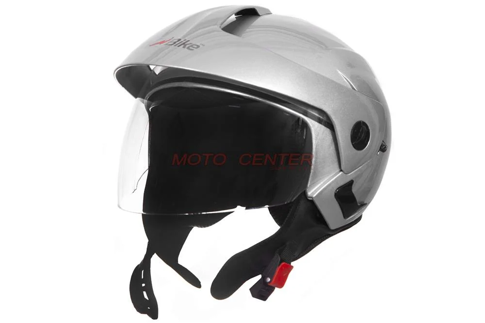 Kask otwarty City-Bike WL-703-2 srebrny S Blenda POWYSTAWOWY — ujęcie 2