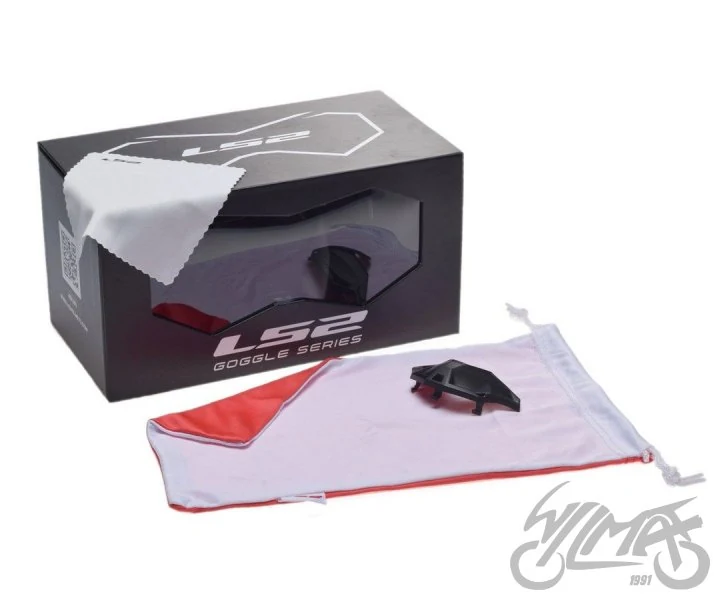 Gogle LS2 aura enduro białe pinlock extra — ujęcie 2