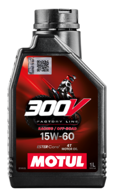 Olej 15W60 MOTUL 300 V factory line off road 4T 1 l — ujęcie 2