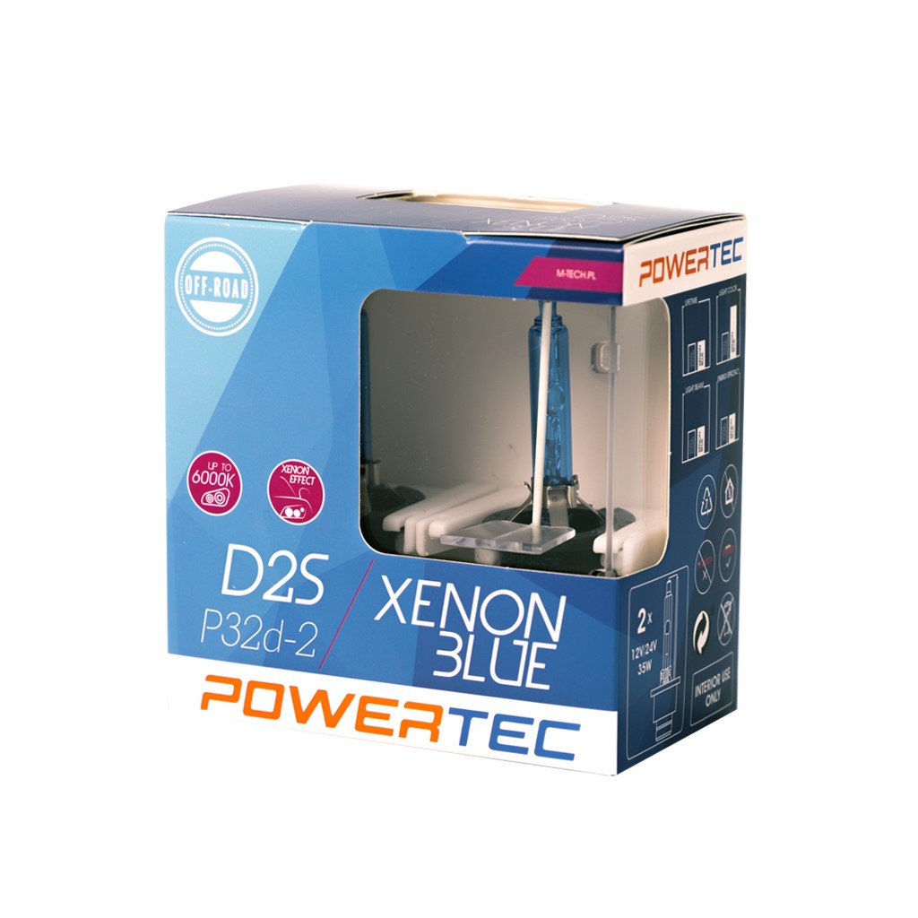 Żarówka xenon D2S 35W/6500K/X. Blue, 2 szt. M-Tech PTZXBD2S-DUO — ujęcie 5