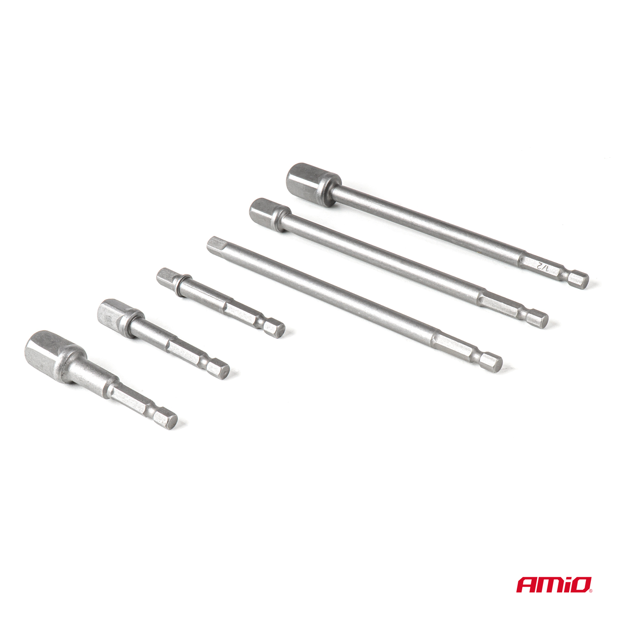 Adaptery redukcje przejściówki do nasadek HEX 1/4" 3/8" 1/2" — ujęcie 2
