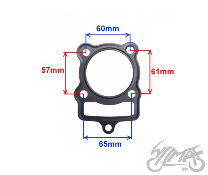 Uszczelki cylindra ATV200 powietrze Kinroad — ujęcie 2