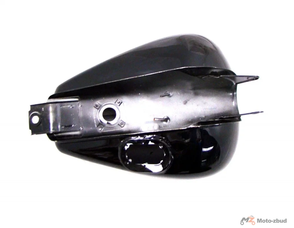 Junak M11 320 cm³ zbiornik paliwa czarny (z paskiem) (pompa mocowana na 6 śrub) — ujęcie 3