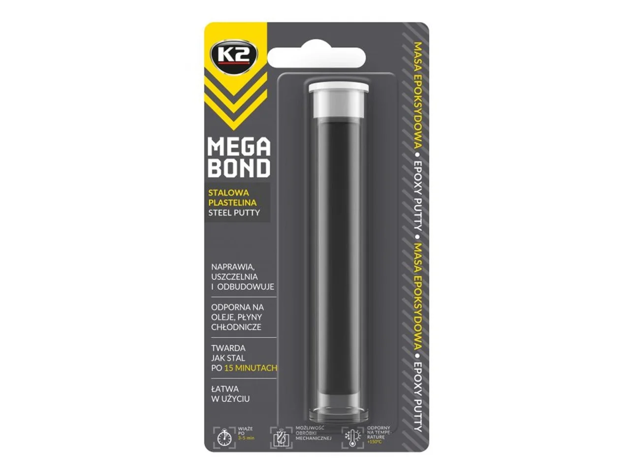 K2 MEGA BOND Stalowa plastelina 20g