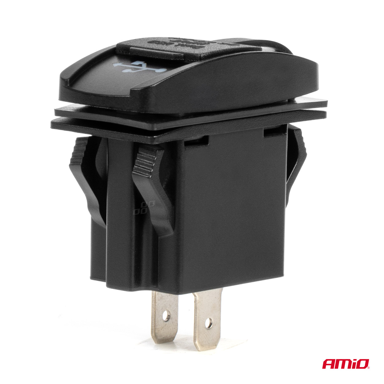 Ładowarka samochodowa z gniazdami USB wodoodporna w kształcie łódki 2x USB 12 V 24 V — ujęcie 3