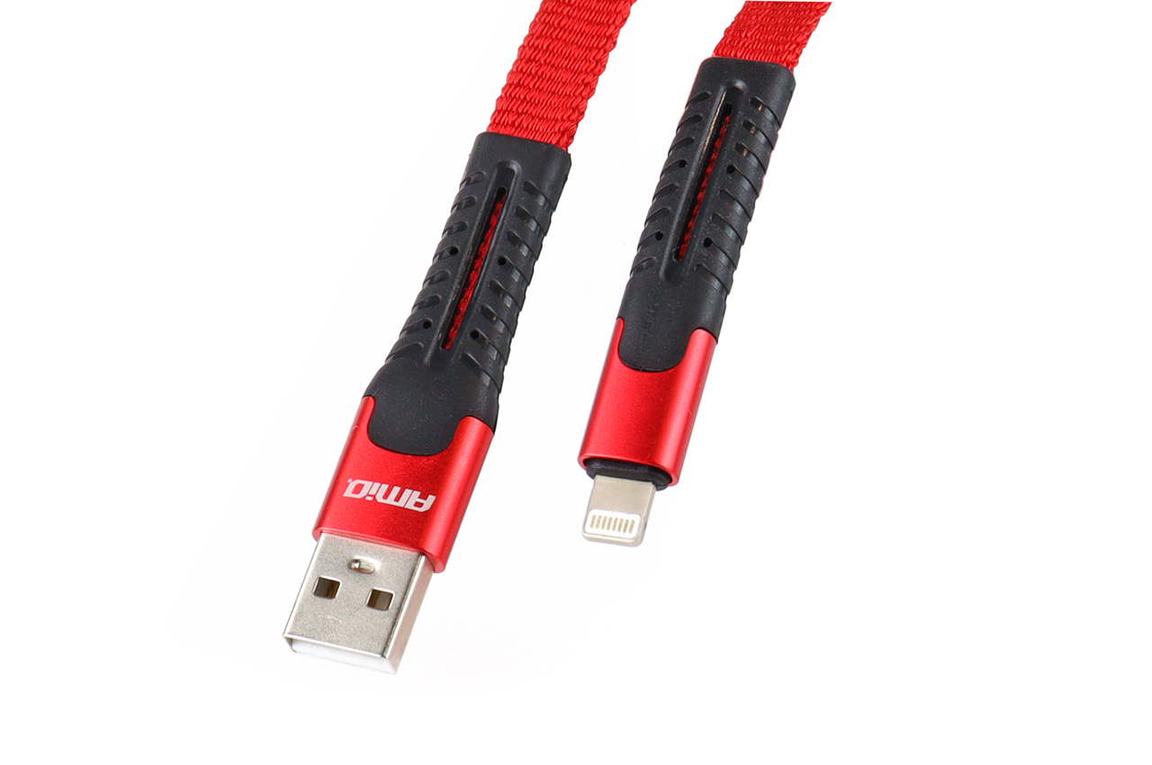 Kabel USB iphone Lightning sprężynujący 1.2 m UC-13 — ujęcie 2