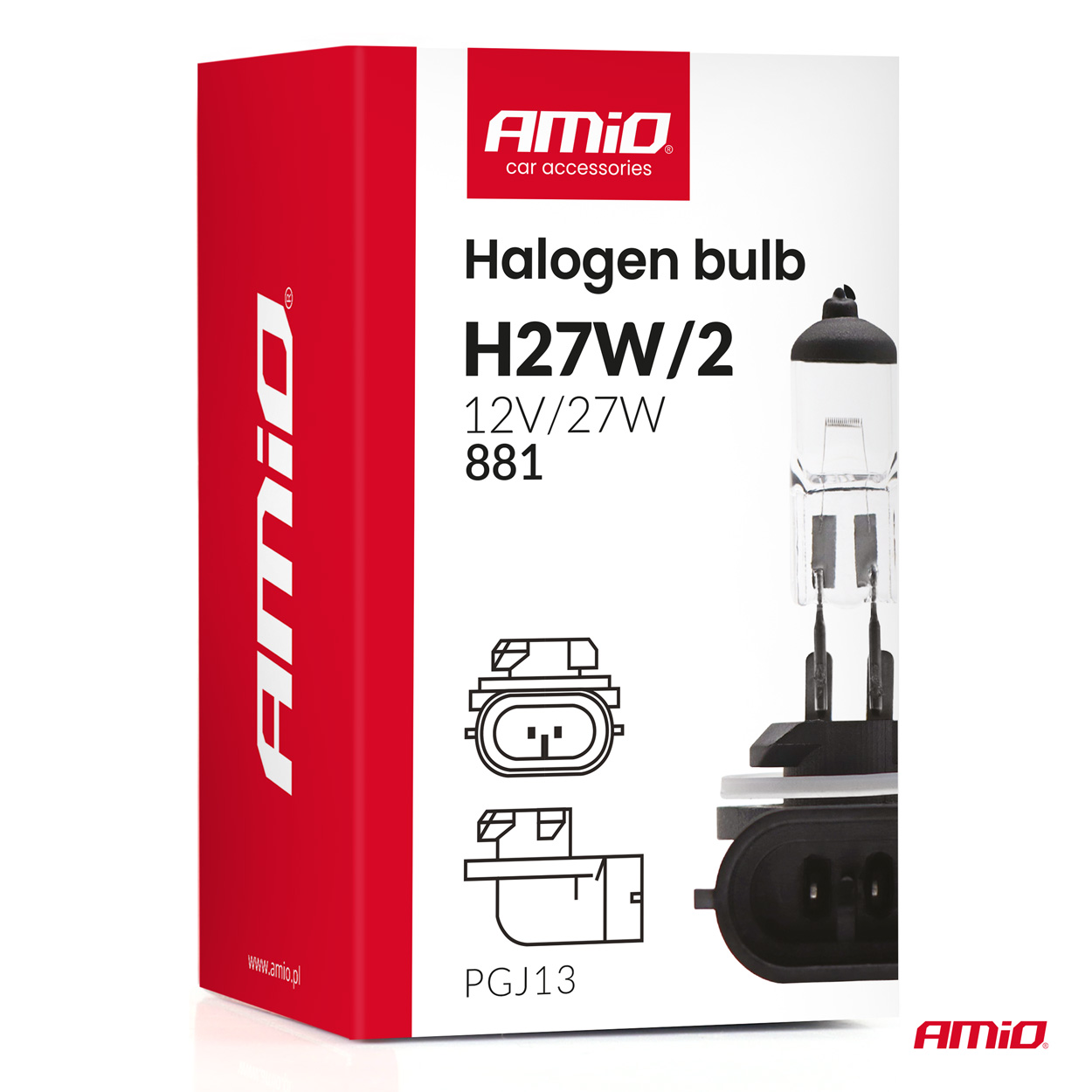 Żarówka halogenowa H27W/2 881 PGJ13 12 V 27 W — ujęcie 3
