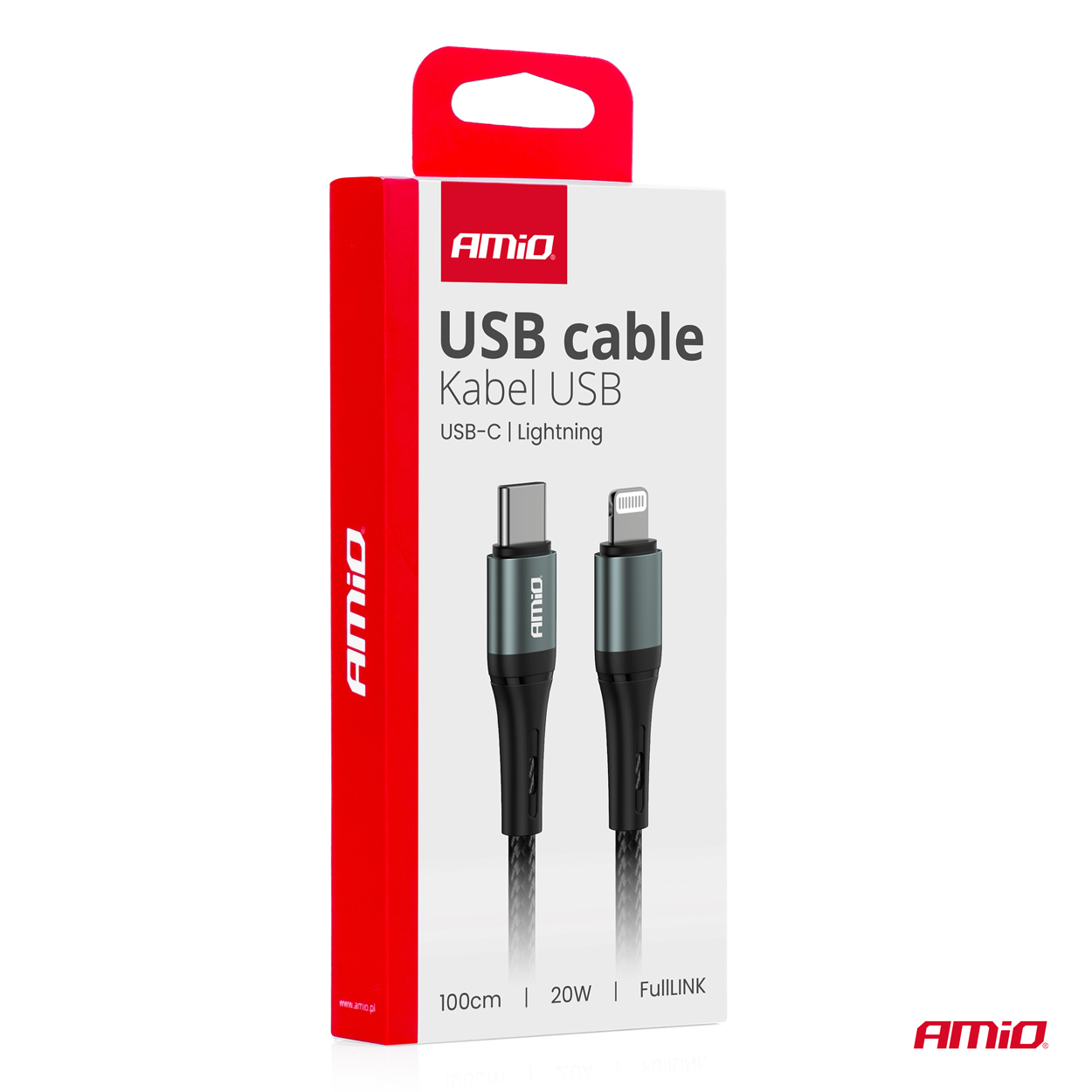 Kabel do ładowania USB-C - IPHONE LIGHTNING 20 W 100 cm — ujęcie 3