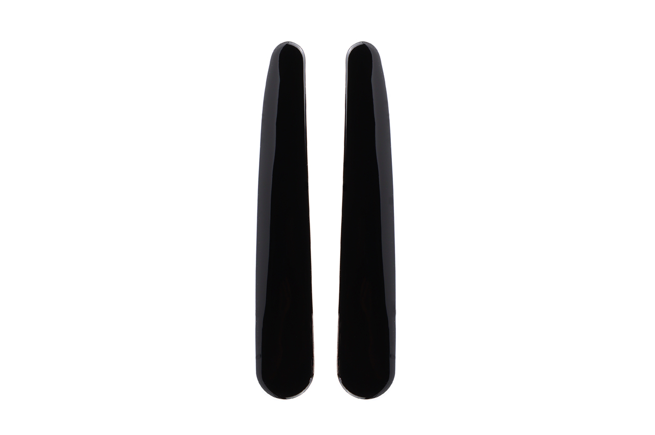 Odbojniki osłony na zderzaki czarne 2x30cm — ujęcie 2