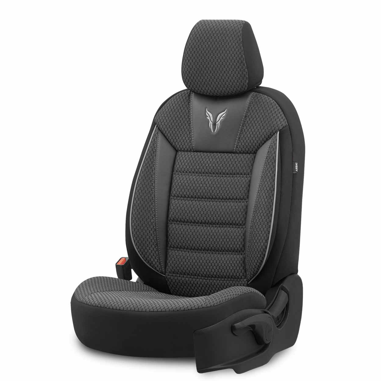 Komplet pokrowców na fotele samochodowe OTOM TORO 902 BLACK/SMOKED NZ — ujęcie 11