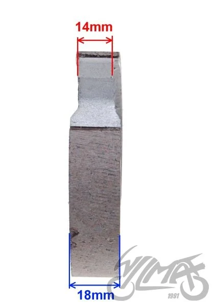 Szczęka hamulca kos 95 × 19 mm — Kinroad XT50QT-5 Kos — ujęcie 3