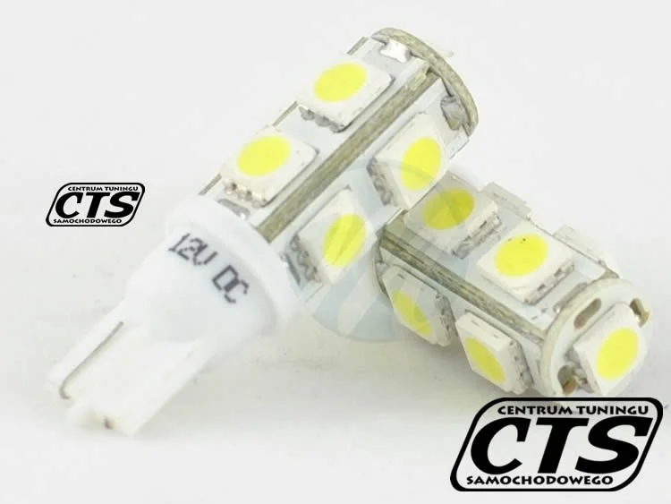 Żarówka W5W T10 12V 9 SMD5050 LED biała (1szt.) — ujęcie 2