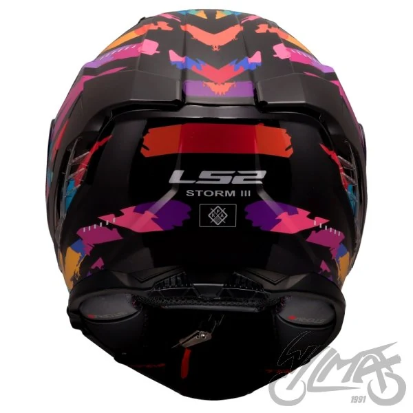 Kask LS2 FF818 Storm III Kaos Black pur. Blue — rozmiar XL — ujęcie 4