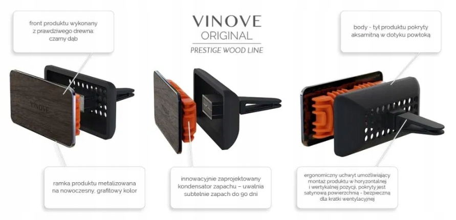 Odświeżacz powietrza VINOVE PRESTIGE LONDON RIVERWOOD — ujęcie 2