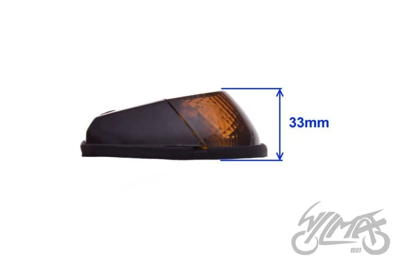 Kierunkowskazy na owiewkę, czarne, ciemny klosz, 12 V 23 W — para — ujęcie 4