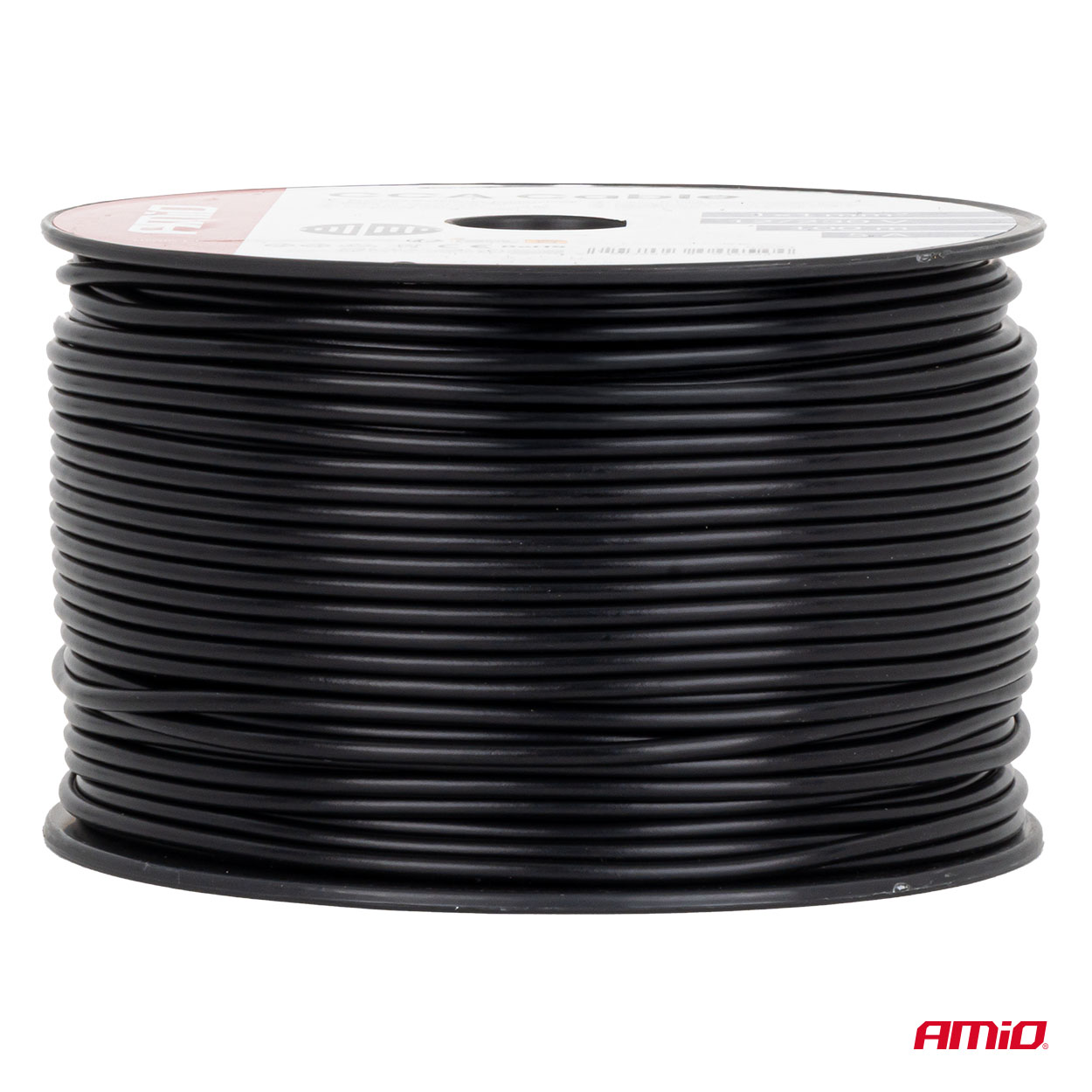 Przewód jednożyłowy czarny Cable CCA 1x1mm2 100m 5A 12/230V — ujęcie 2
