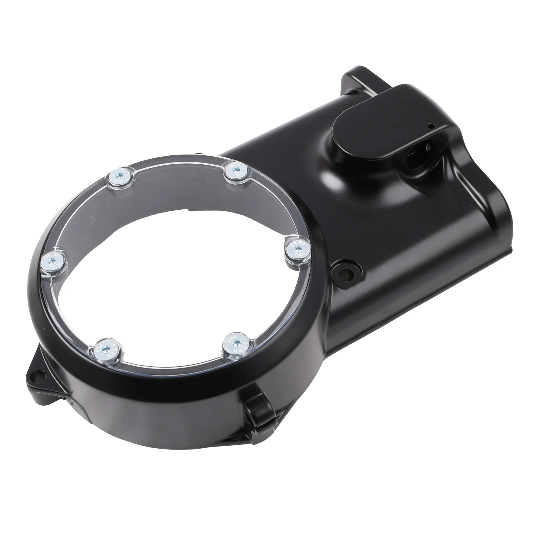 Pokrywa silnika Simson S51 SR50 prawa clear czarna Venandi — ujęcie 2
