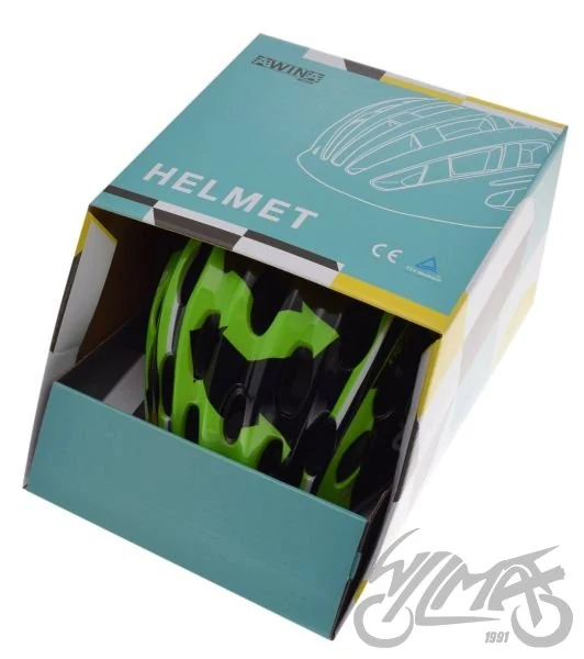 Kask rowerowy Awina by MOON dziecięcy S zielony — HB10-8 — ujęcie 3