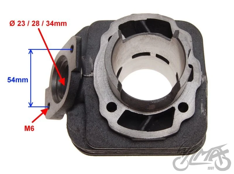 Cylinder do Hondy Dio Daelim 70 komplet — ujęcie 3