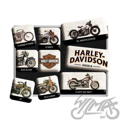Magnes Harley-Davidson model chart 9 szt. 83102 — ujęcie 3