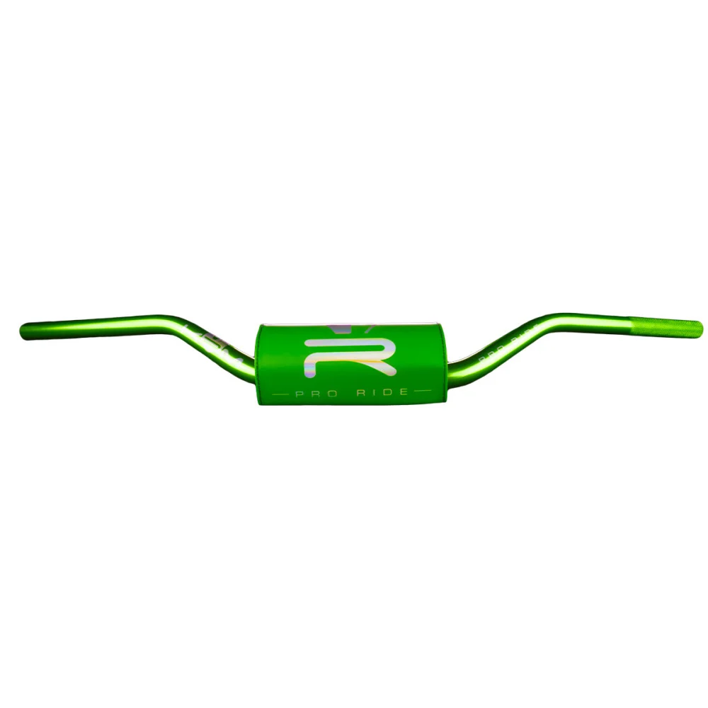 Kierownica fatbar KRM Pro Ride zielono - holo 22/28,6 mm + gąbka — ujęcie 1