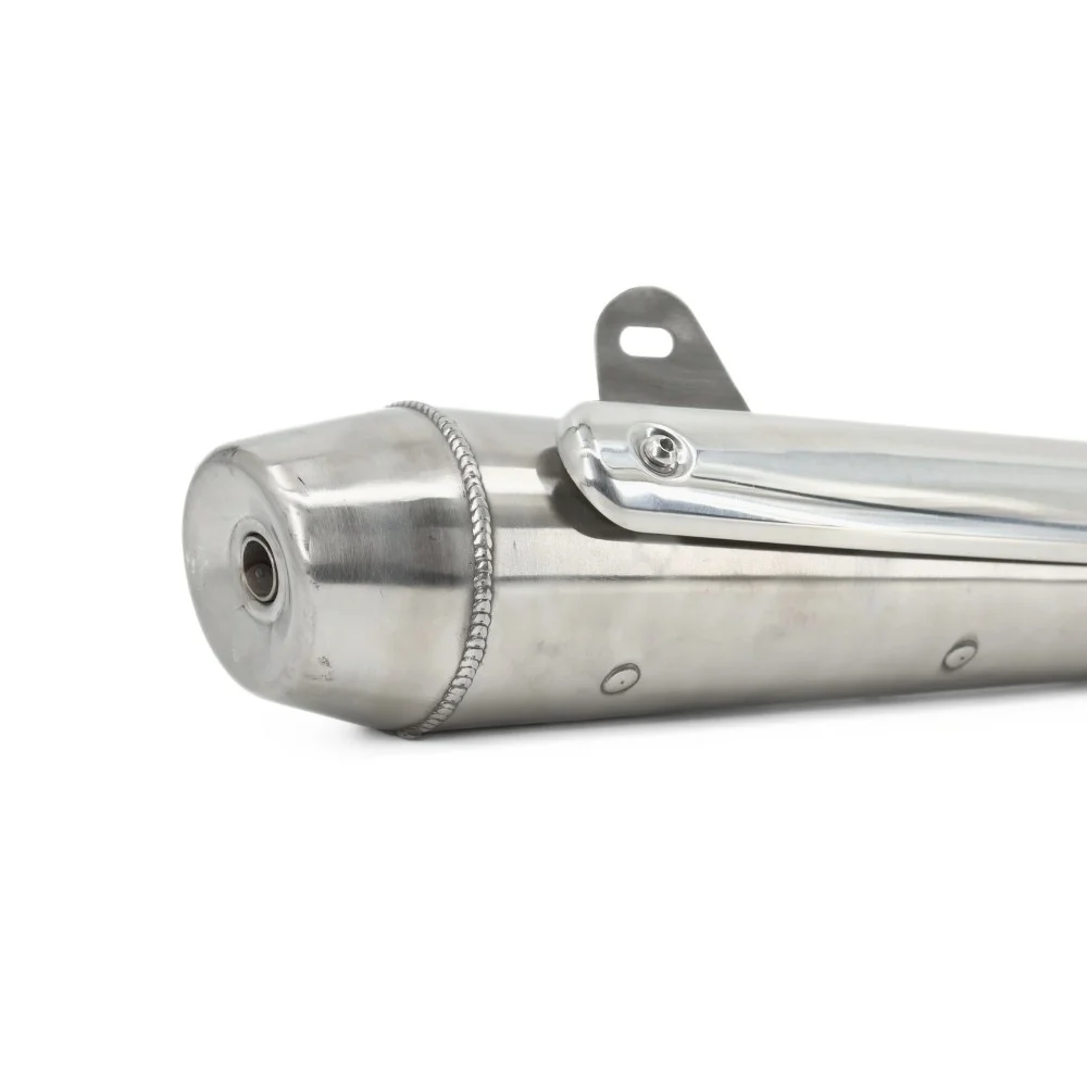 Junak RAW125 tłumik (chrom) (typ 2) — ujęcie 3