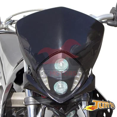 Owiewka uniwersalna Tun'R racing + LED czarna — ujęcie 1