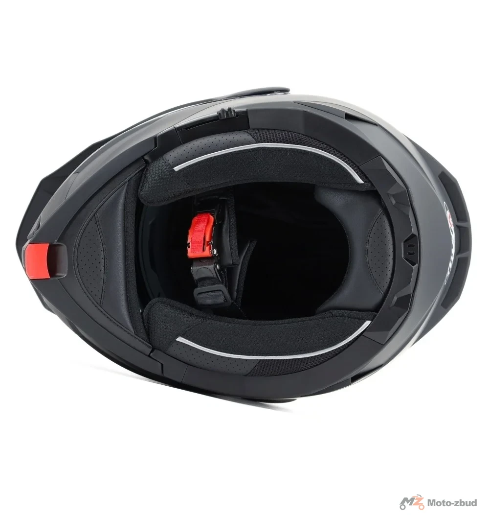 Kask VCAN model H276 Black Matt z podnoszoną szczęką i blendą czarny mat L — ujęcie 7