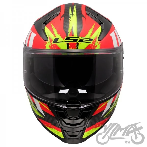 Kask LS2 FF811 Vector II C Tantic Red Yel — rozmiar XL — ujęcie 3