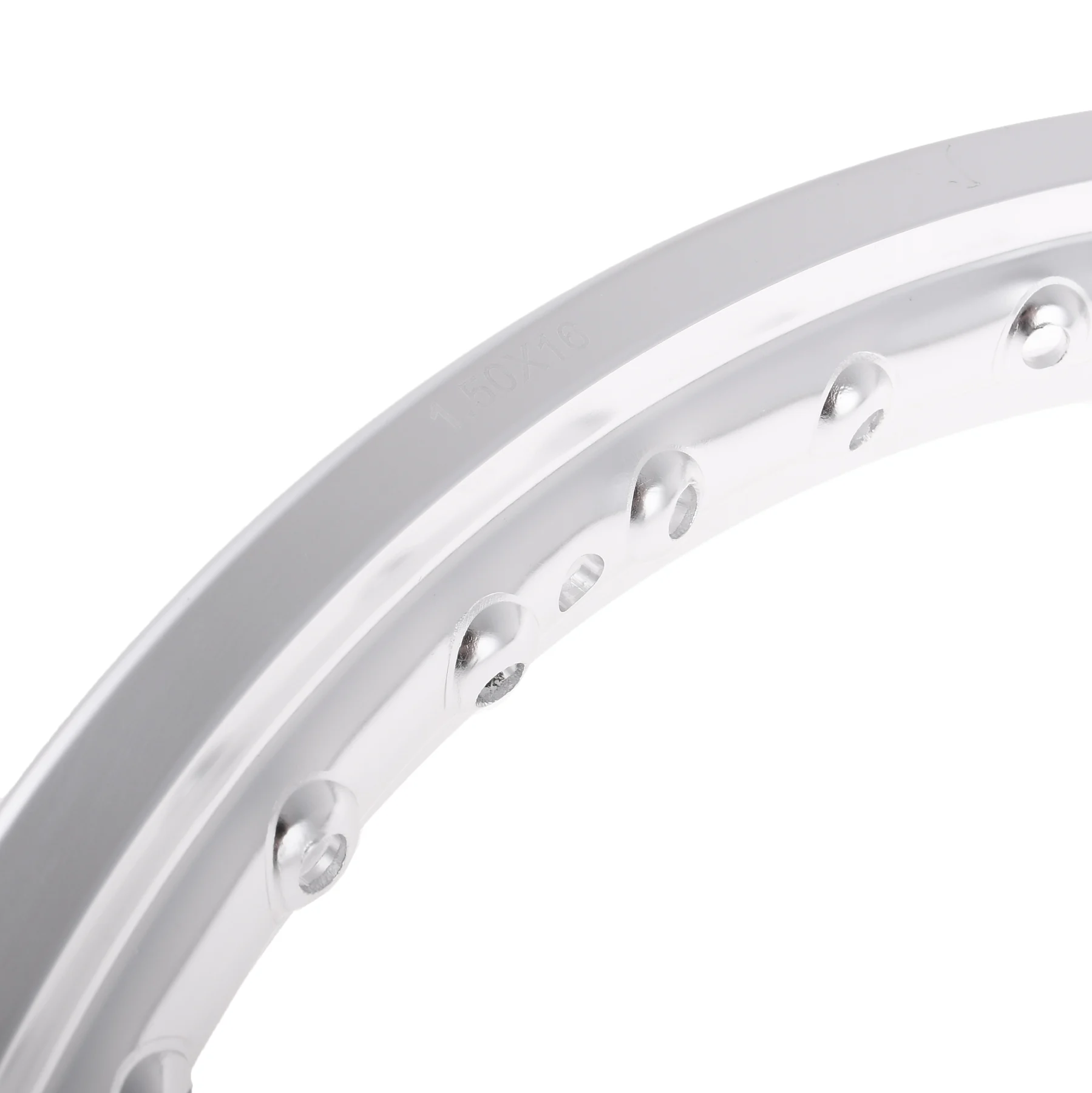 Obręcz koła Simson 1,50 × 16 aluminiowa srebrna polerowana FEZ — ujęcie 2
