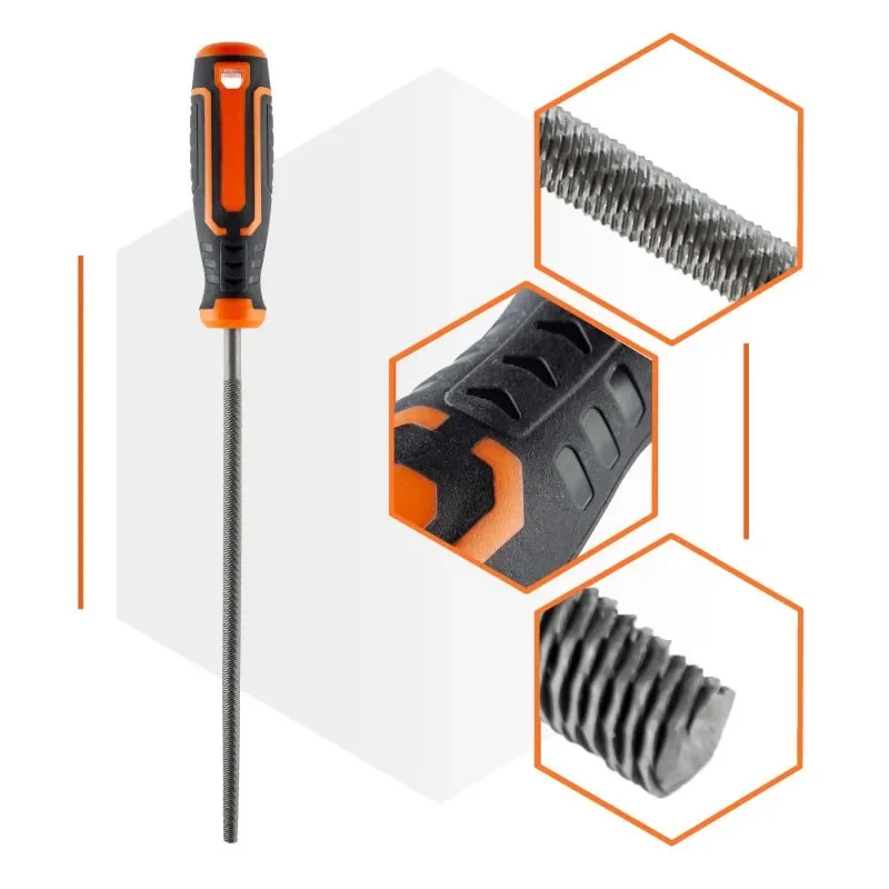 Pilnik do metalu okrągły 200mm Polax — ujęcie 6