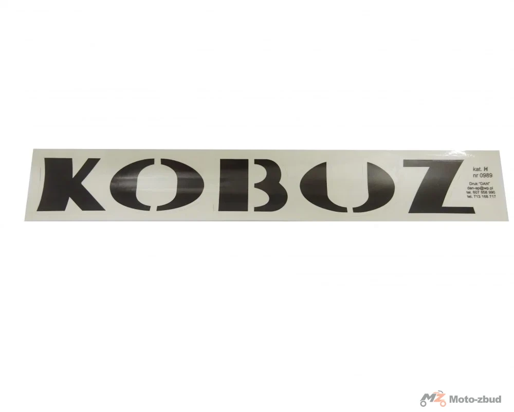 Nalepka kapy bocznej kobuz