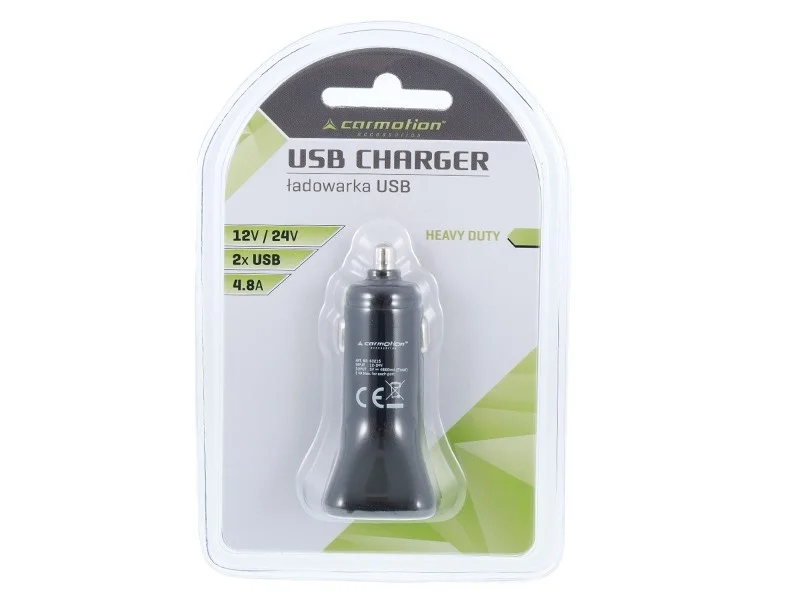 Ładowarka samochodowa 2xUSB 4.8A 12V/24V — ujęcie 3