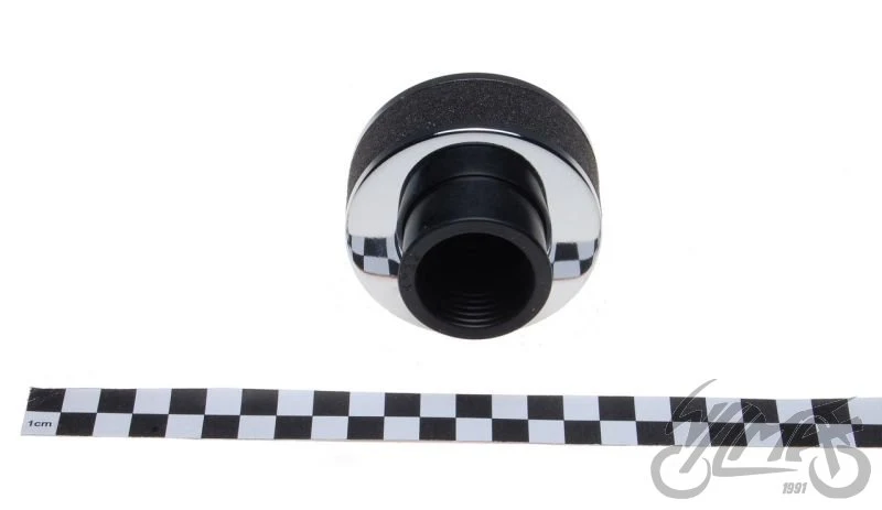 Filtr powietrza 38 mm walcowy, gąbkowy chrom — ujęcie 3