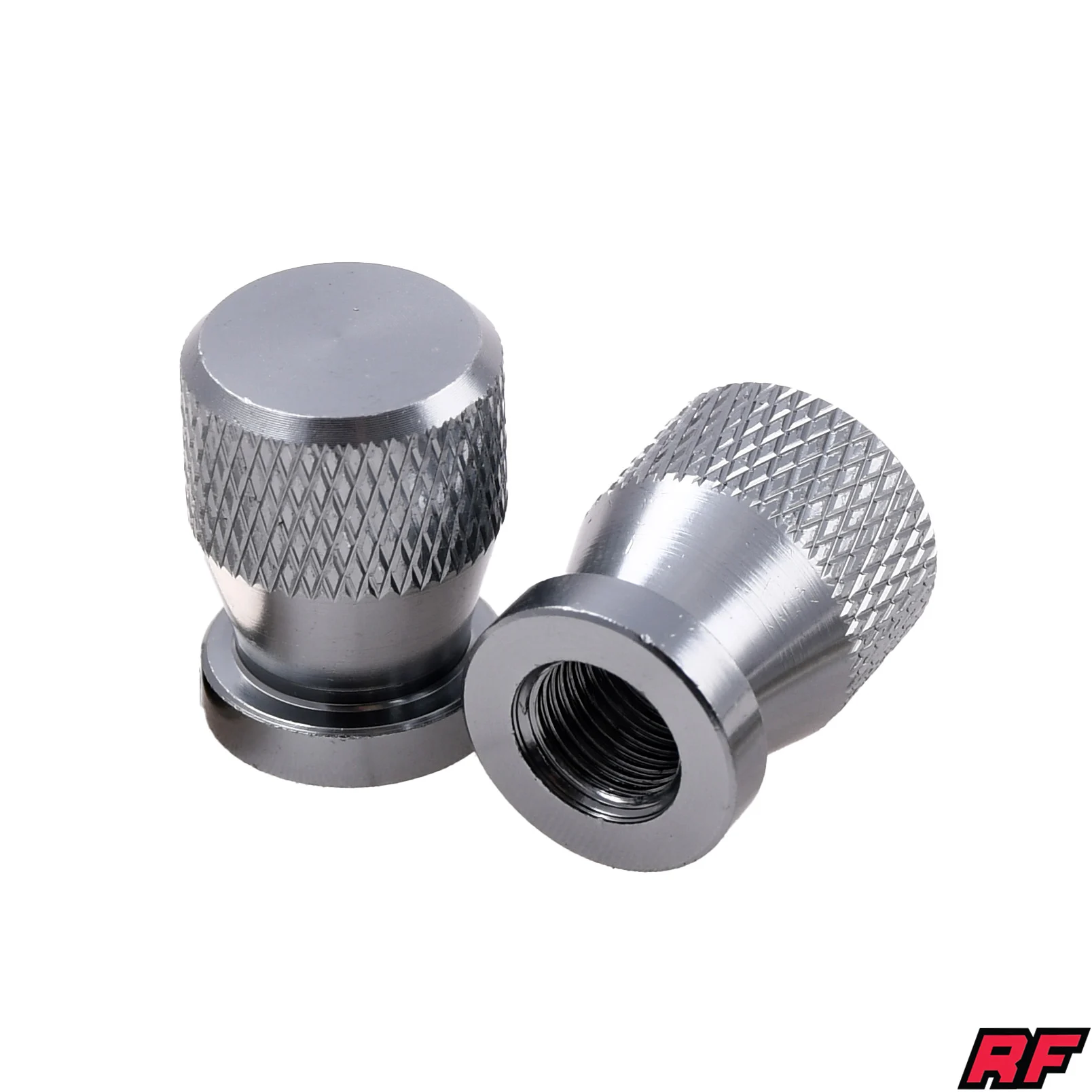 Nakrętka wentyla Racing Force cap V2 titanium 2szt — ujęcie 1