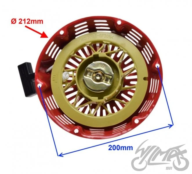 Mechanizm rozrusznika gokart do silnika GX390 — ujęcie 2