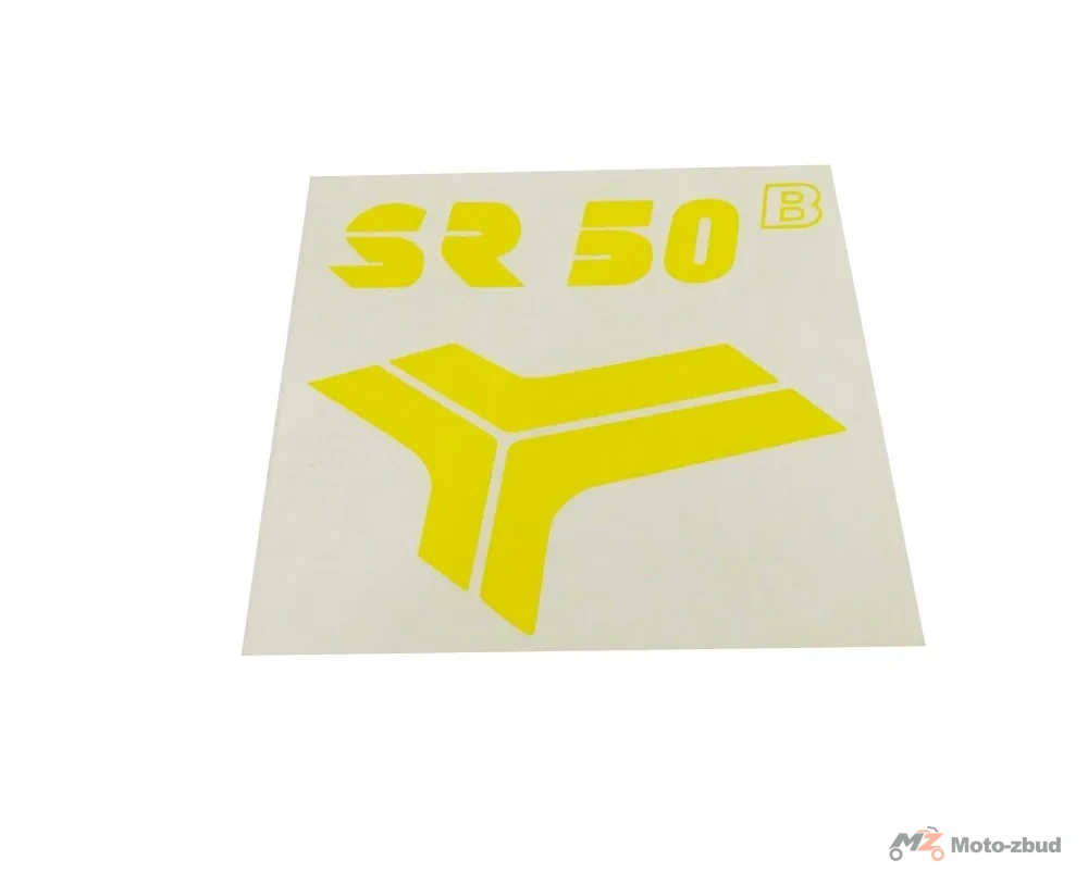 Nalepka kapy SR50 żółta