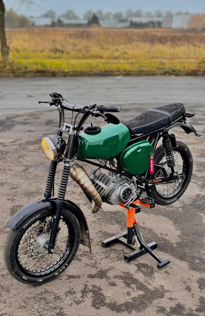 Tłumik Platek Racing Simson S60-85 cm³ cross racing JMP · carbon Evo (VM7445) — ujęcie 7