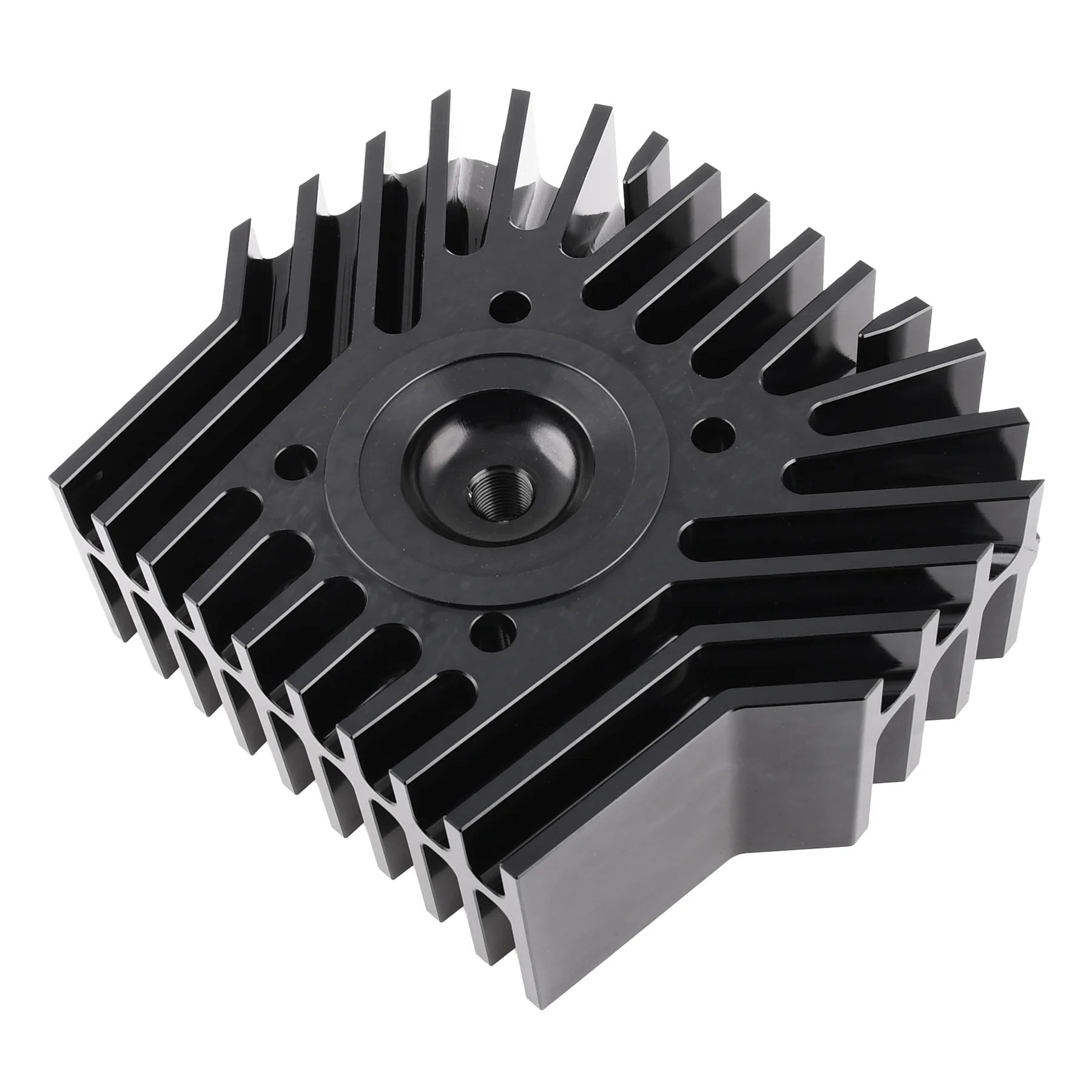 Głowica cylindra Simson mtx 130 Big Bore aluminium CNC V2 czarna DPR Performance — ujęcie 2