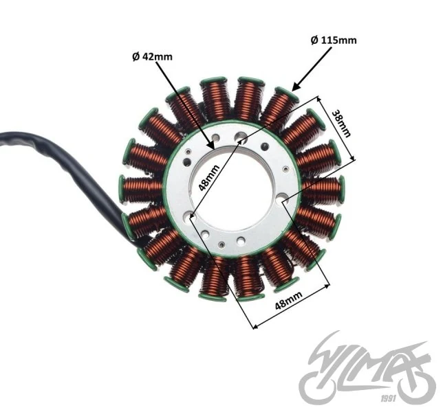 Stator 18 cewek do Yamaha YZF-R1 — 2003 — ujęcie 2