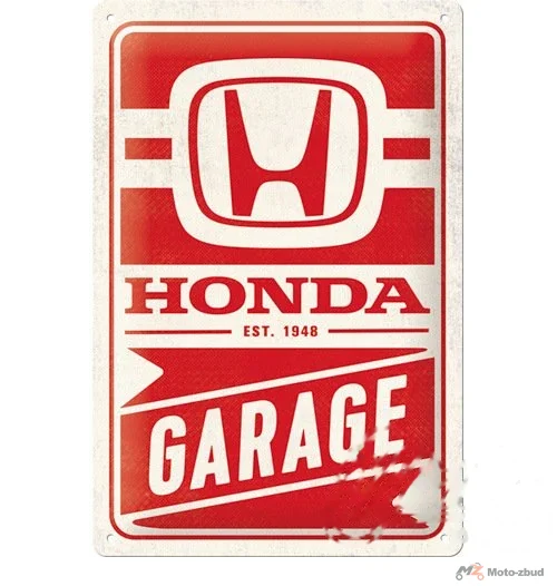 Tablica plakat 20 × 30 Honda am garage 22424