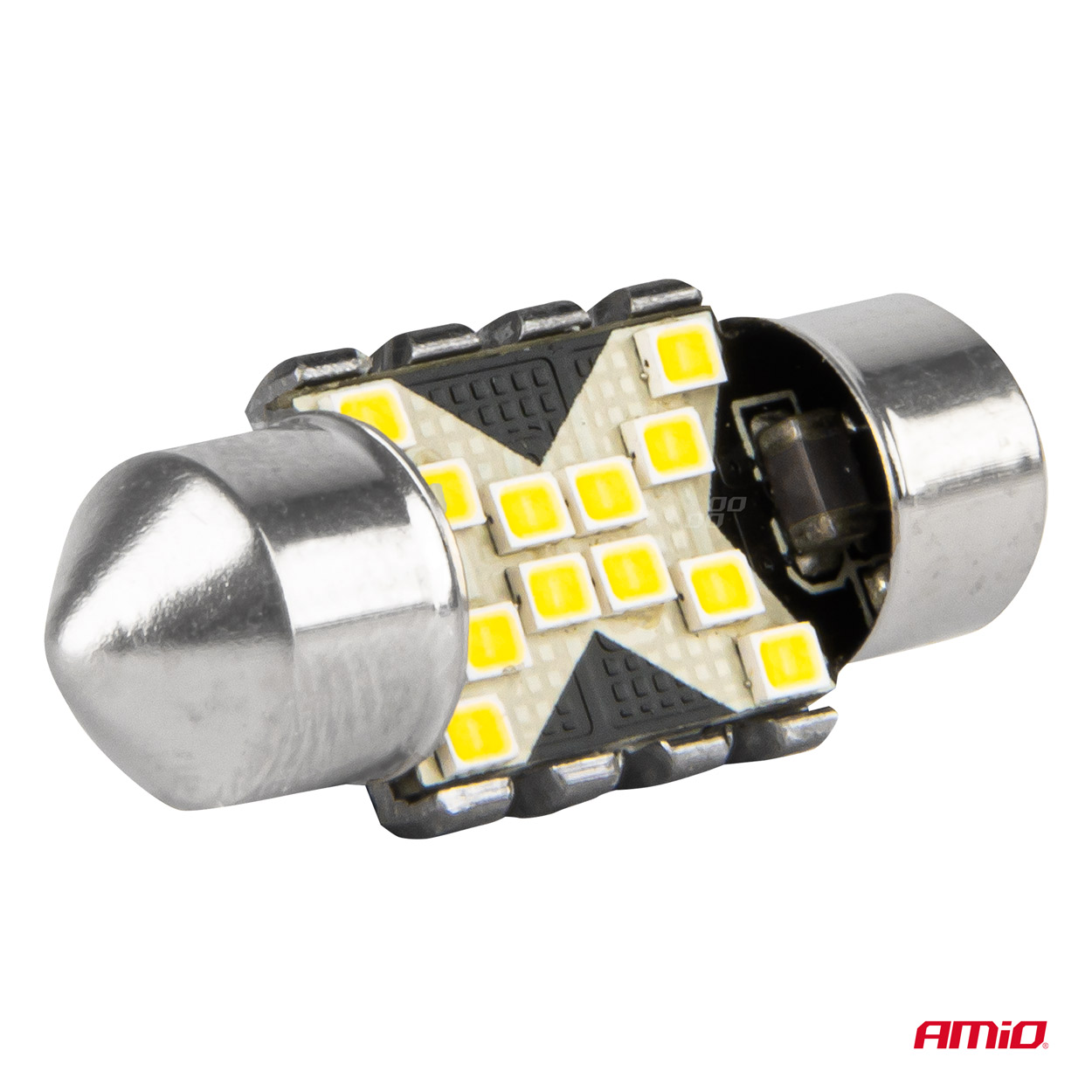 Żarówki LED CANBUS Festoon C5W 12SMD 2016 31 mm White 12 V 24 V — ujęcie 4