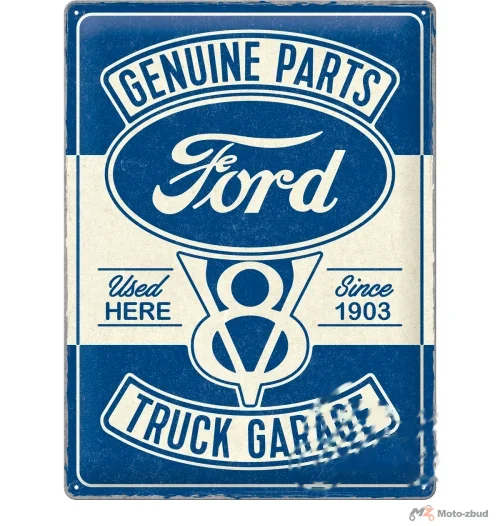Tablica plakat 30 × 40 Ford V8 truck garage 23323