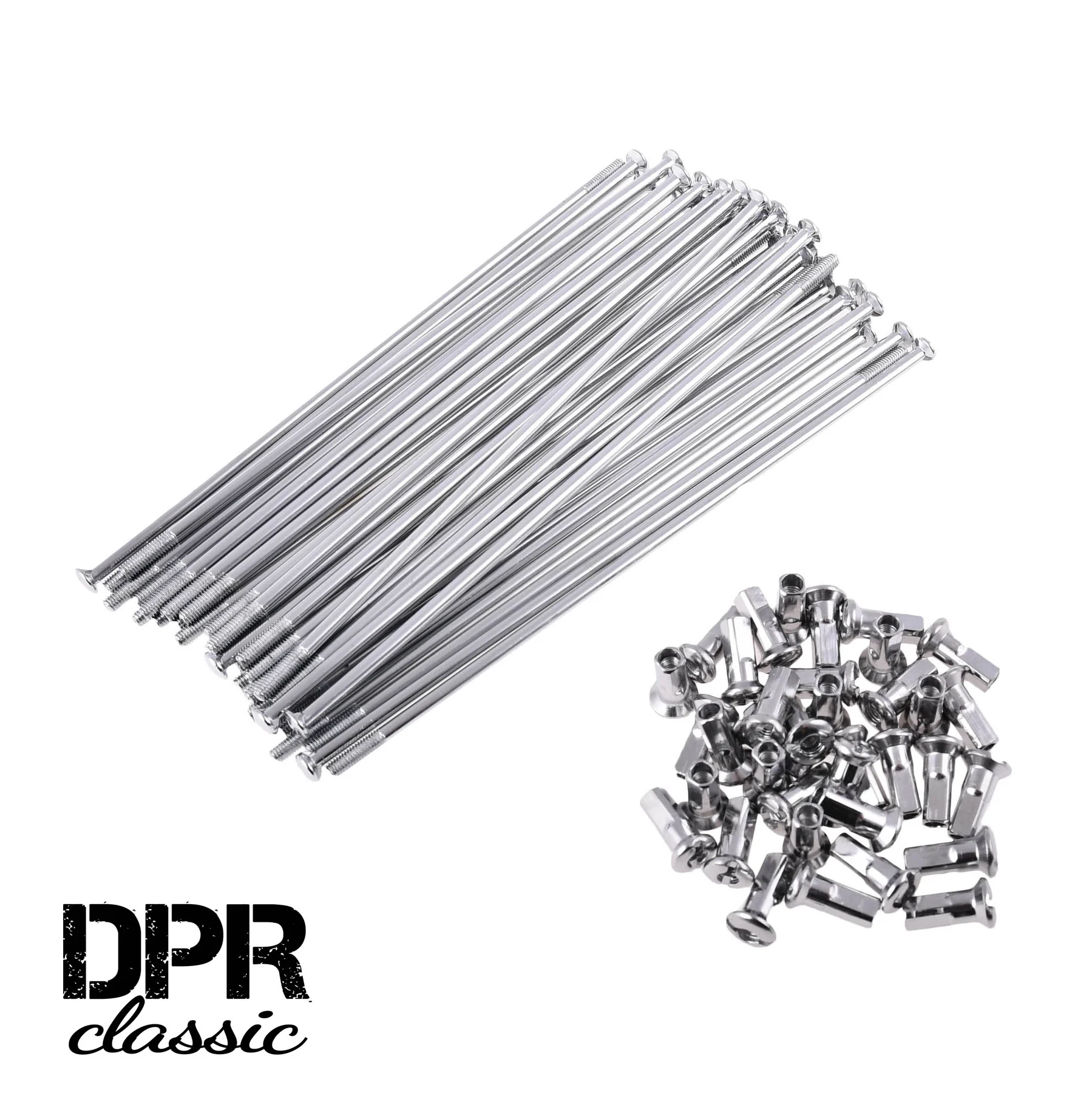 Szprychy MZ ETZ TS 163 mm kpl. 36szt chrom DPR Classic — ujęcie 2