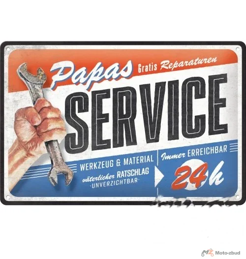 Tablica plakat 20 × 30 papas service 22402