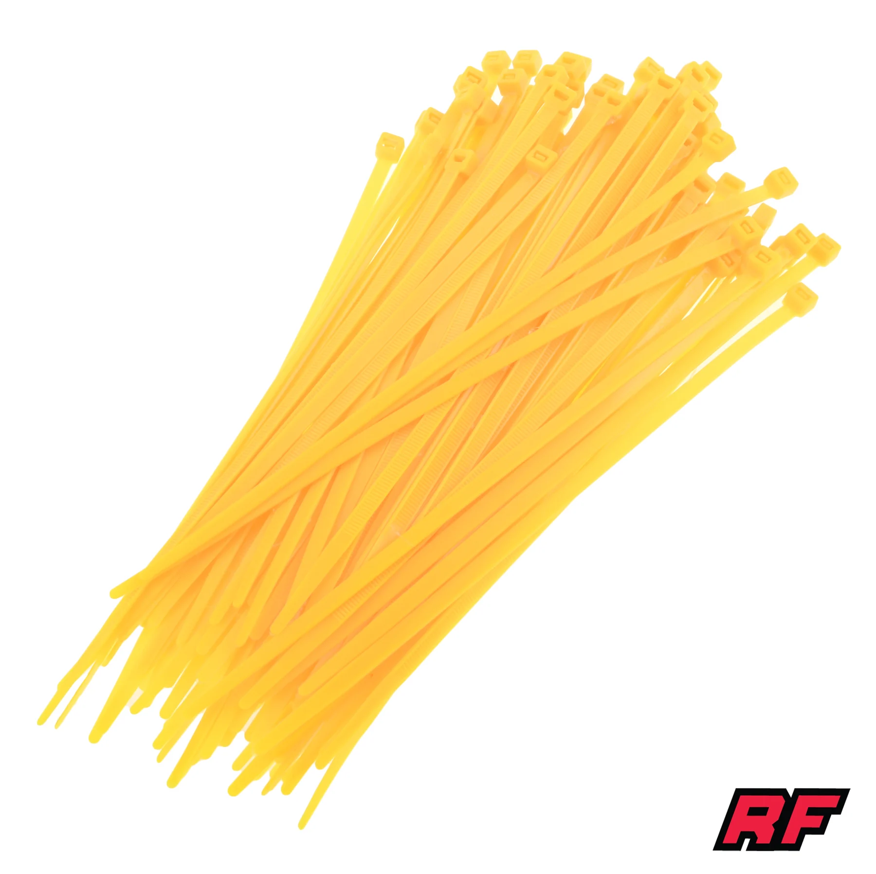 Opaska zaciskowa Racing Force nylon 4,8 × 200 mm żółta fluo zestaw — ujęcie 1
