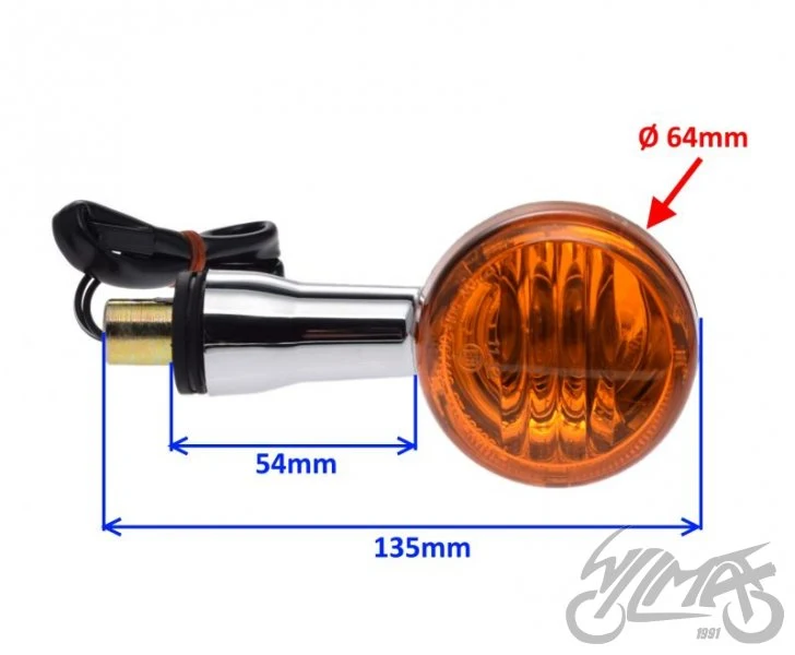 Kierunkowskazy do Suzuki Intruder M800 / VL1500 — para AL12106 — ujęcie 2