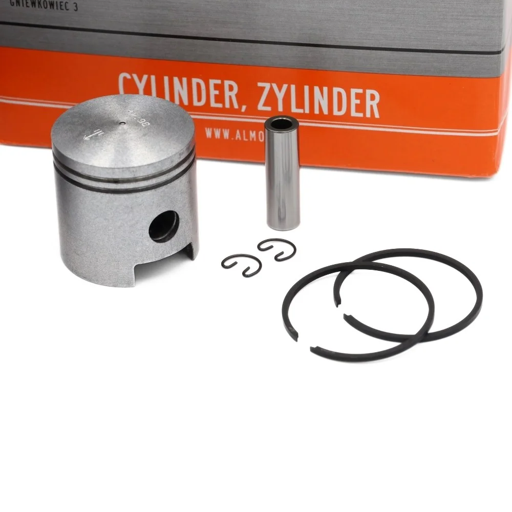 Cylinder Simson S-80 48.00 mm tuning + tłok K20 + pierścienie + sworzeń + zabezpieczenia ;producent Almot — ujęcie 2