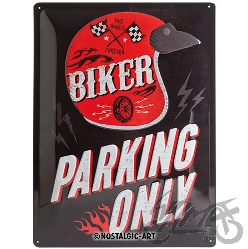 Tablica plakat 30X40 biker parking 23230 — ujęcie 2