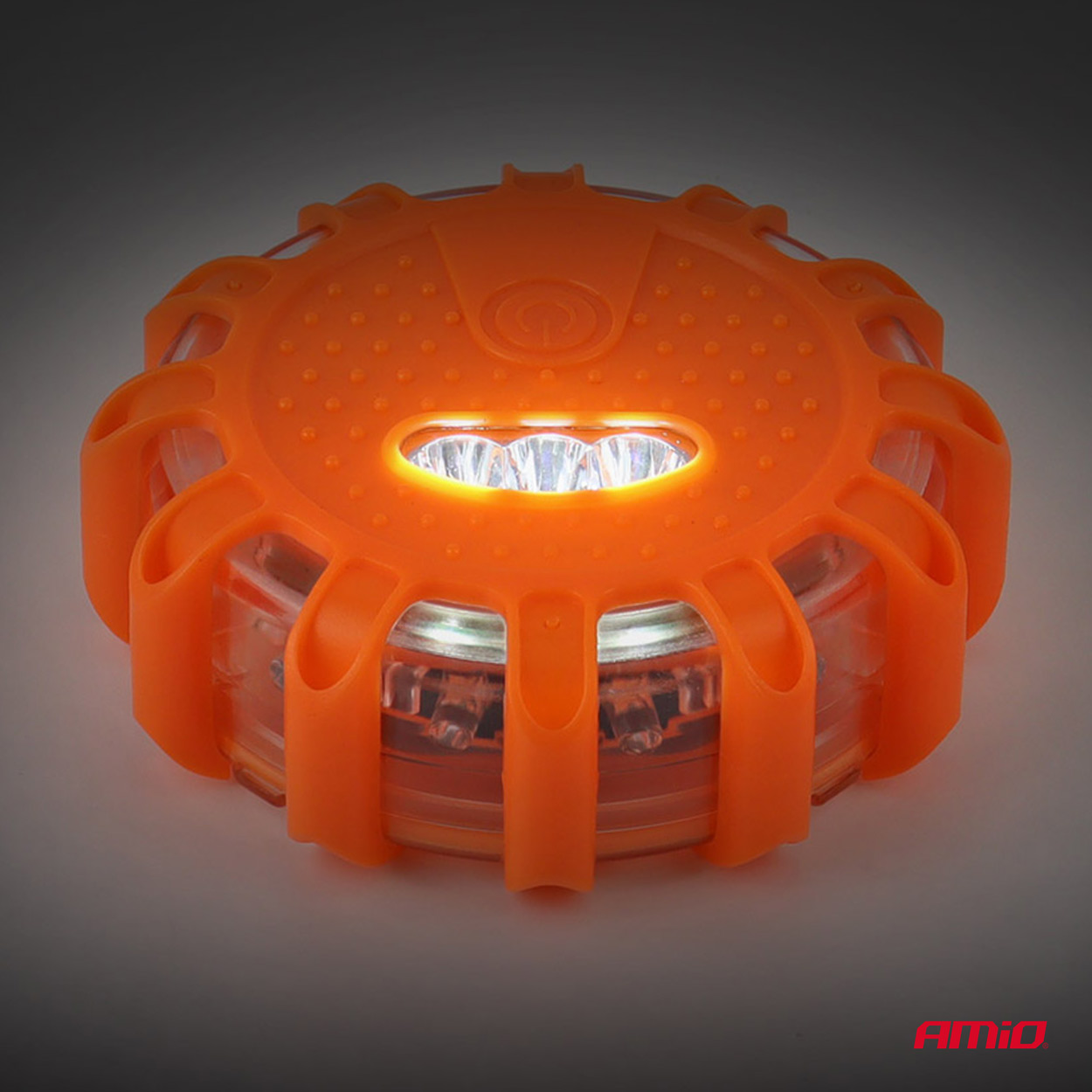 Lampa ostrzegawcza awaryjna z funkcją latarki 3xAAA IP65 12SMD + 3SMD światło czerwone — ujęcie 6